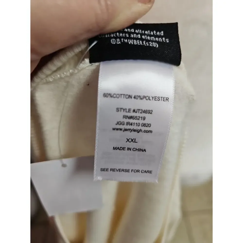 I'd Rather Be Watching Friends Cropped Sweatshirt Size XXL - Picture 6 of 6